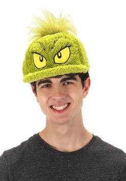 Dr. Seuss Grinch Fuzzy Cap -Halloween Costume Shop dr seuss grinch fuzzy cap alt 3