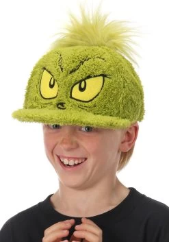 Dr. Seuss Grinch Fuzzy Cap -Halloween Costume Shop dr seuss grinch fuzzy cap alt 4