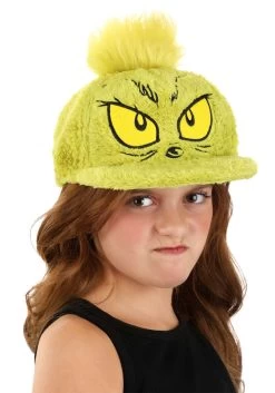 Dr. Seuss Grinch Fuzzy Cap -Halloween Costume Shop dr seuss grinch fuzzy cap alt 5