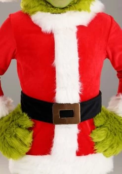 Dr. Seuss Grinch Santa Open Face Costume For Toddlers -Halloween Costume Shop dr seuss toddler grinch santa open face costume alt 3