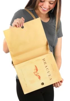 Dracula Book Shaped Bag -Halloween Costume Shop dracula book bag alt 1