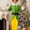 Men's Buddy The Elf Costume -Halloween Costume Shop elf adult buddy the elf costume