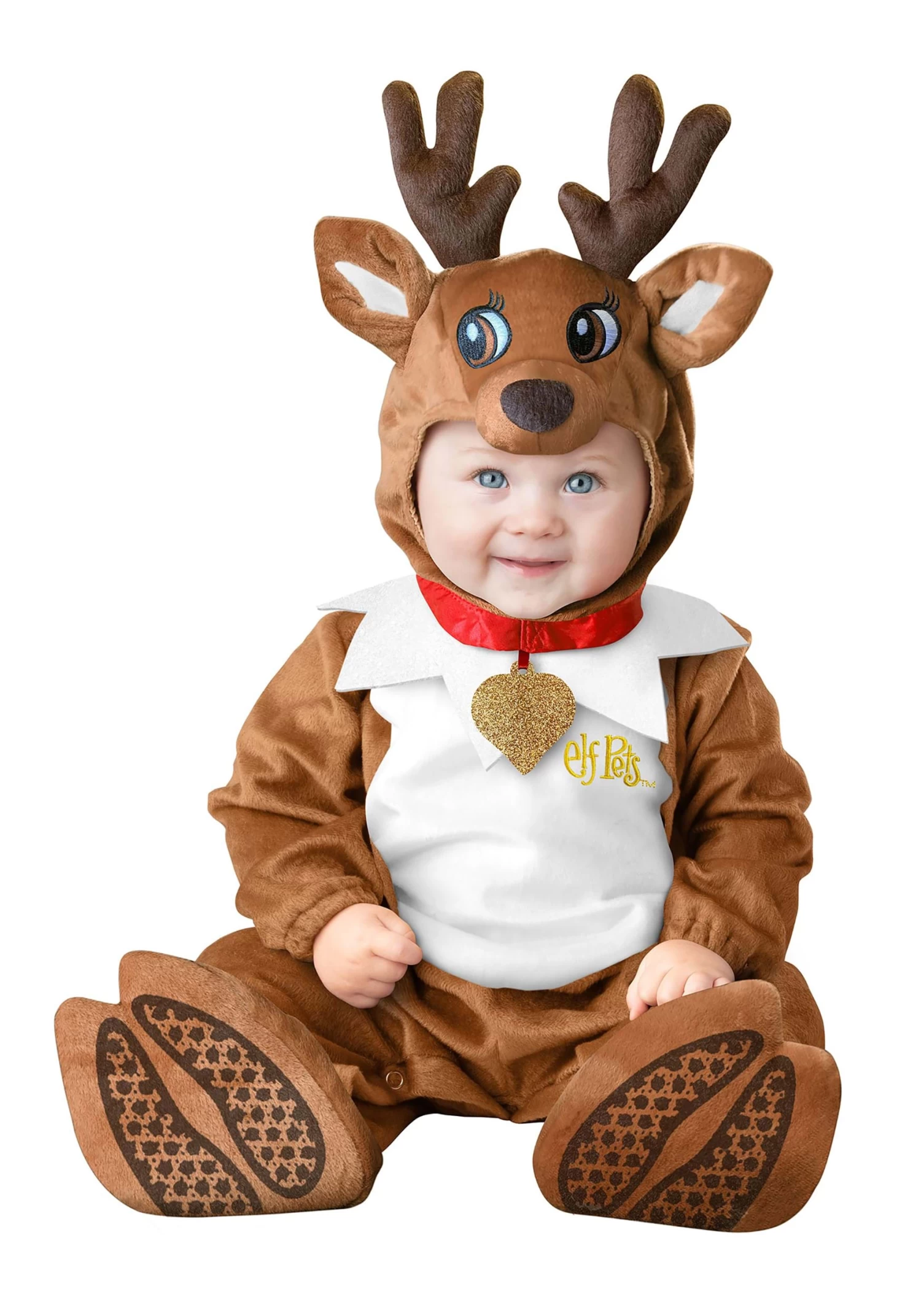 Fun World Elf Pets Reindeer Infant Costume 3 Fun World Elf Pets Reindeer Infant Costume