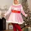 Plus Size Jovie Elf Costume For Women 1 Plus Size Jovie Elf Costume For Women -Halloween Costume Shop elf plus size adult jovie costume