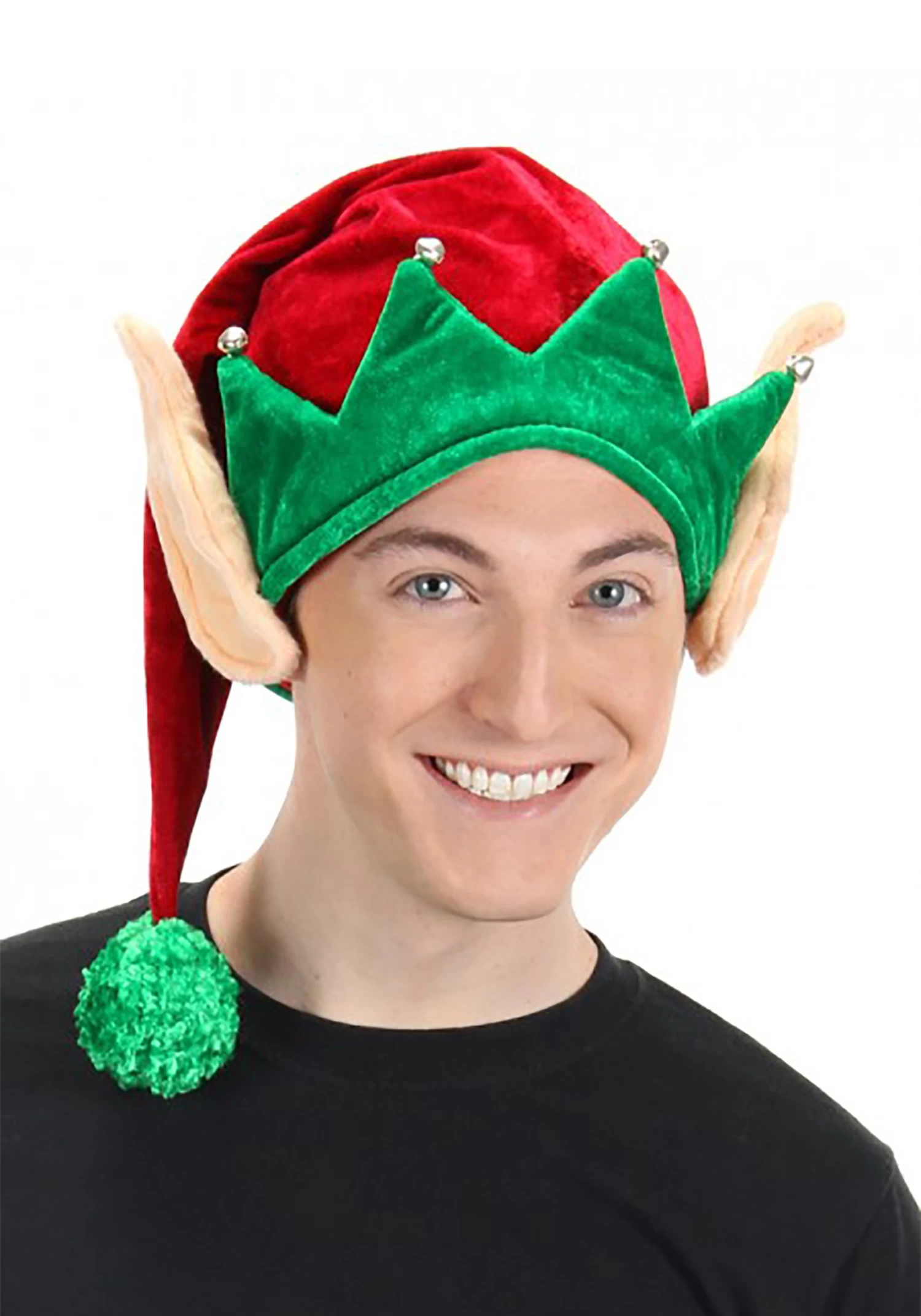 Soft Elf Hat With Ears For Adults 3 Soft Elf Hat With Ears For Adults