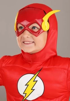 Flash Classic Deluxe Costume For Kids -Halloween Costume Shop flash classic deluxe kids costume alt 2