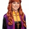 Disguise Anna Adult Frozen 2 Wig -Halloween Costume Shop frozen 2 adult anna wig