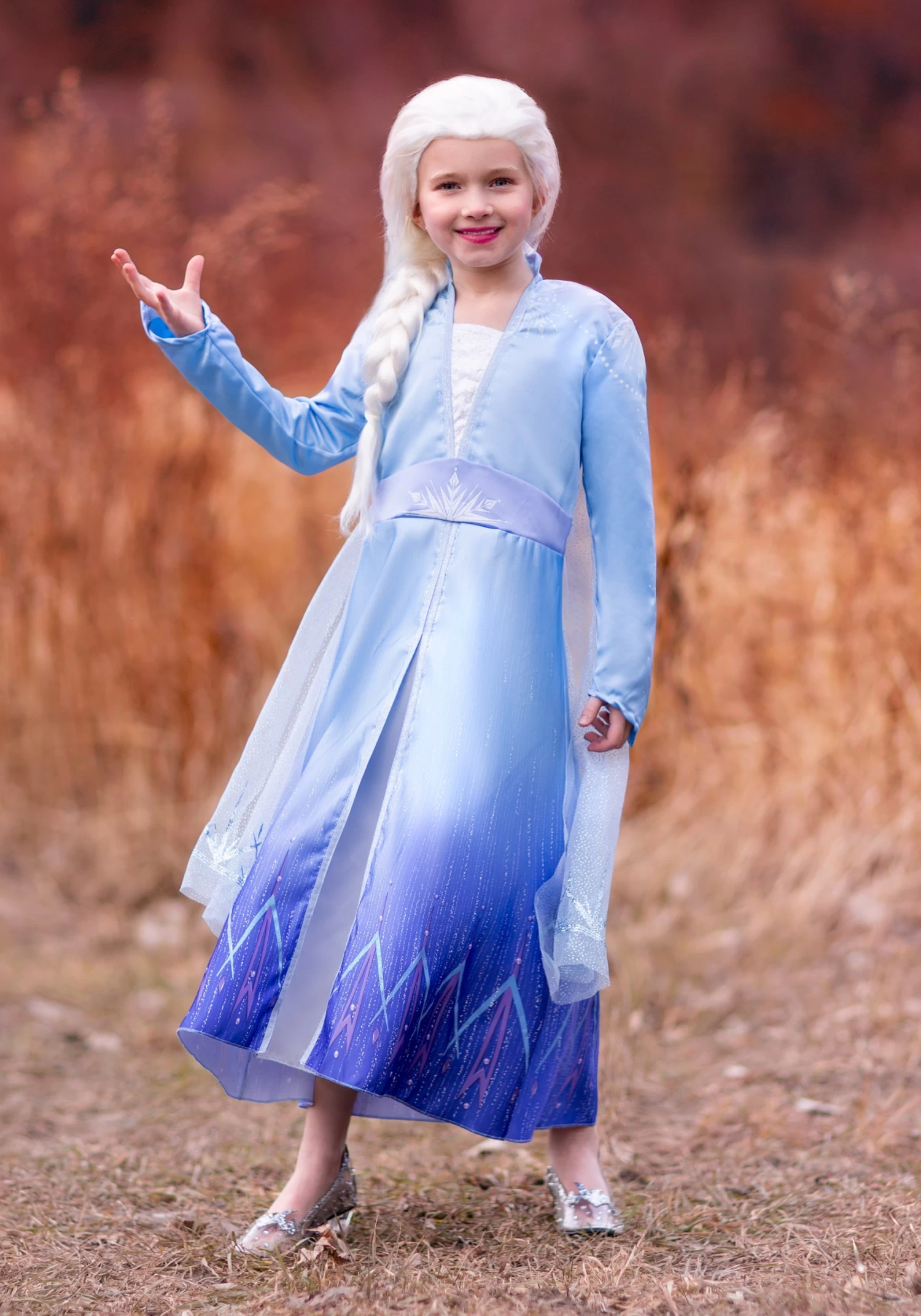 Disguise Frozen 2 Girls Elsa Prestige Costume 4 Disguise Frozen 2 Girls Elsa Prestige Costume - Image 2