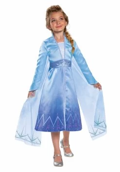 Disguise Frozen 2 Girls Elsa Prestige Costume 9 Disguise Frozen 2 Girls Elsa Prestige Costume -Halloween Costume Shop frozen 2 elsa prestige costume for girls alt3