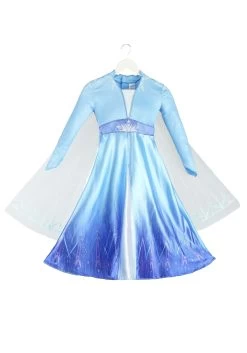Deluxe Disney Frozen 2 Girls Elsa Costume -Halloween Costume Shop frozen 2 girls elsa deluxe costume alt 4