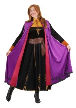 Disguise Deluxe Frozen 2 Anna Costume For Women -Halloween Costume Shop frozen 2 womens anna deluxe costume alt 3