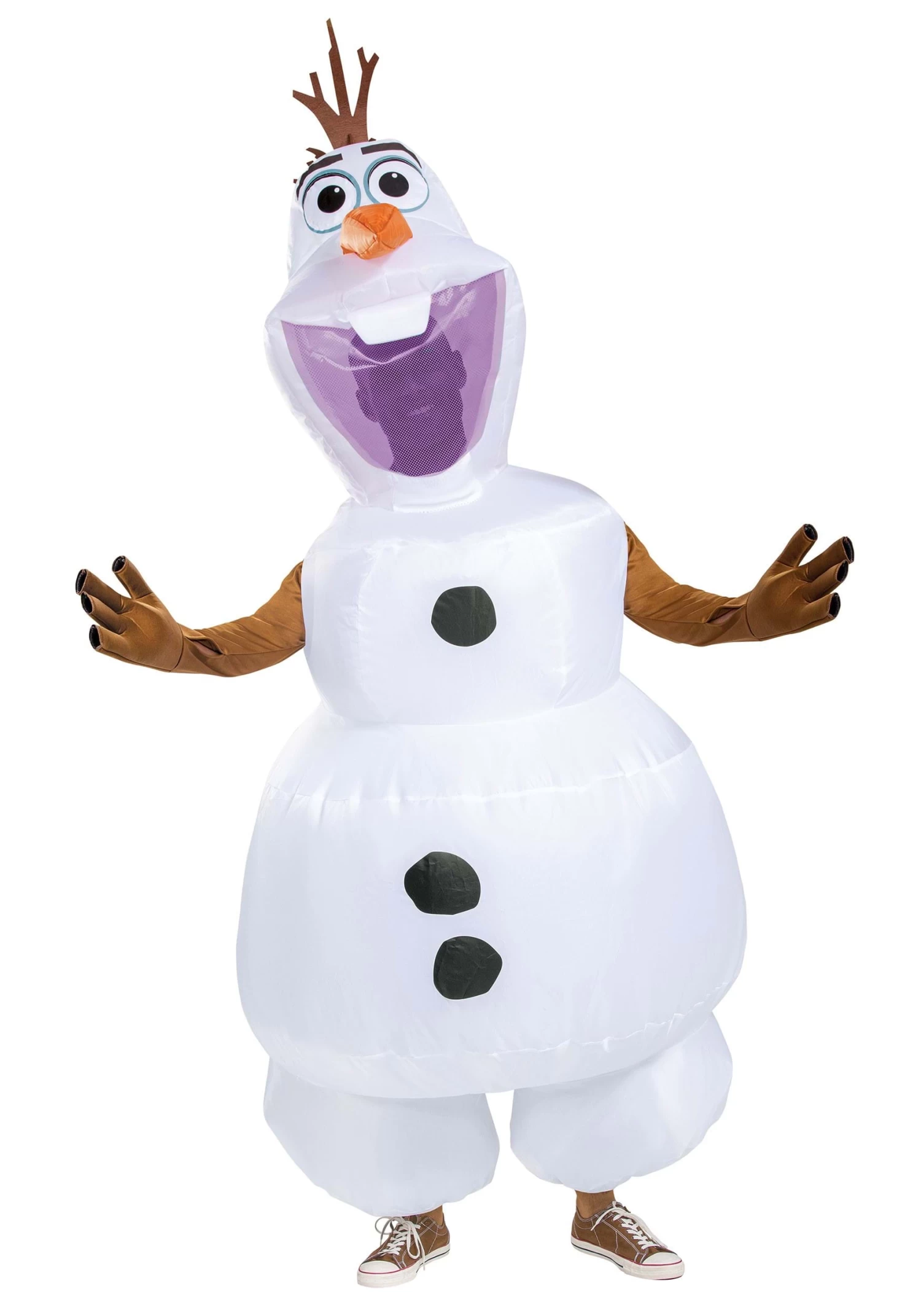 Frozen Olaf Inflatable Costume For Adults 4 Frozen Olaf Inflatable Costume For Adults - Image 2