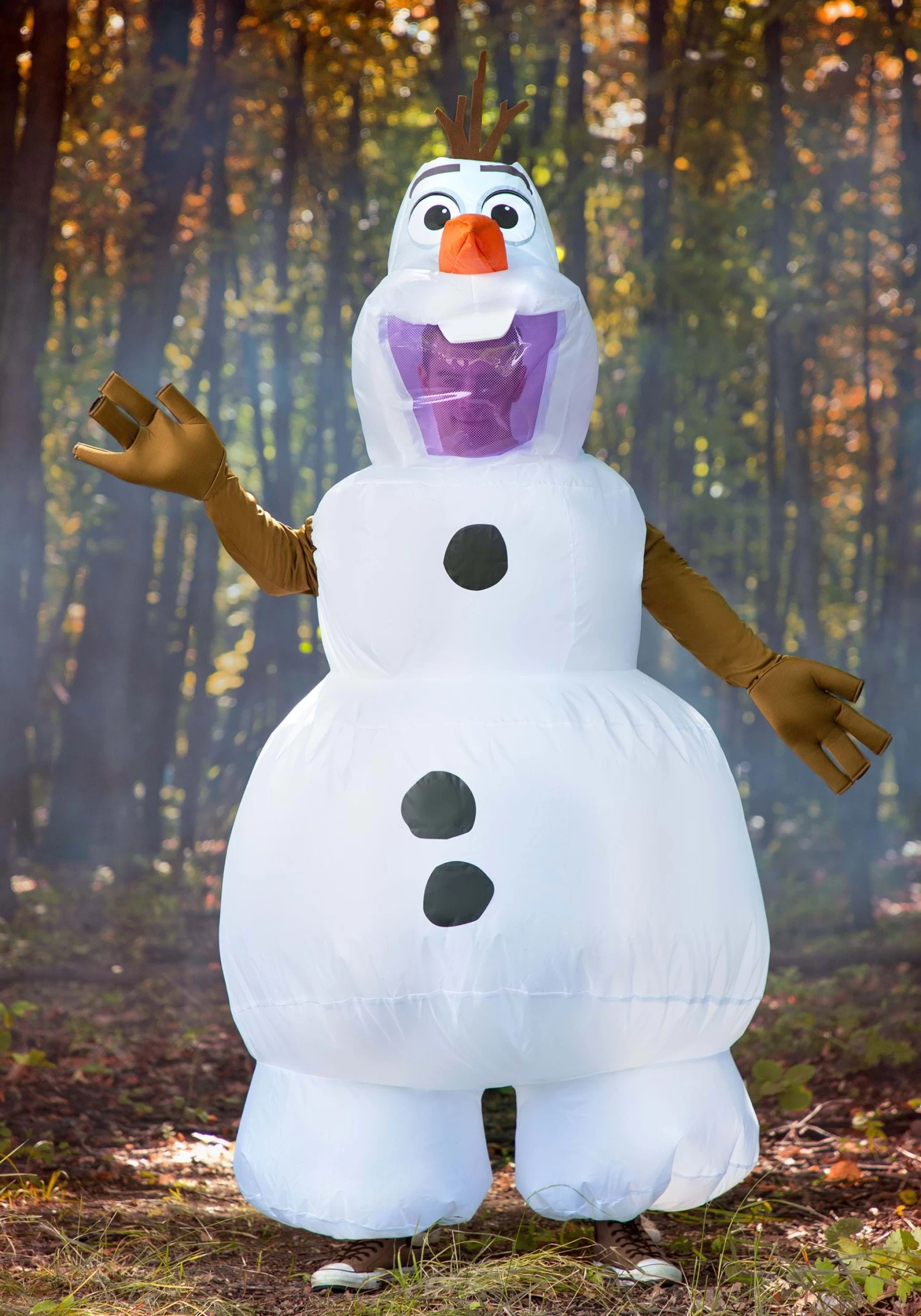 Frozen Olaf Inflatable Costume For Adults 3 Frozen Olaf Inflatable Costume For Adults