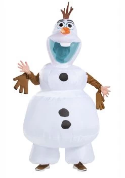 Frozen Olaf Inflatable Costume For Kids -Halloween Costume Shop frozen child olaf inflatable costume alt 1