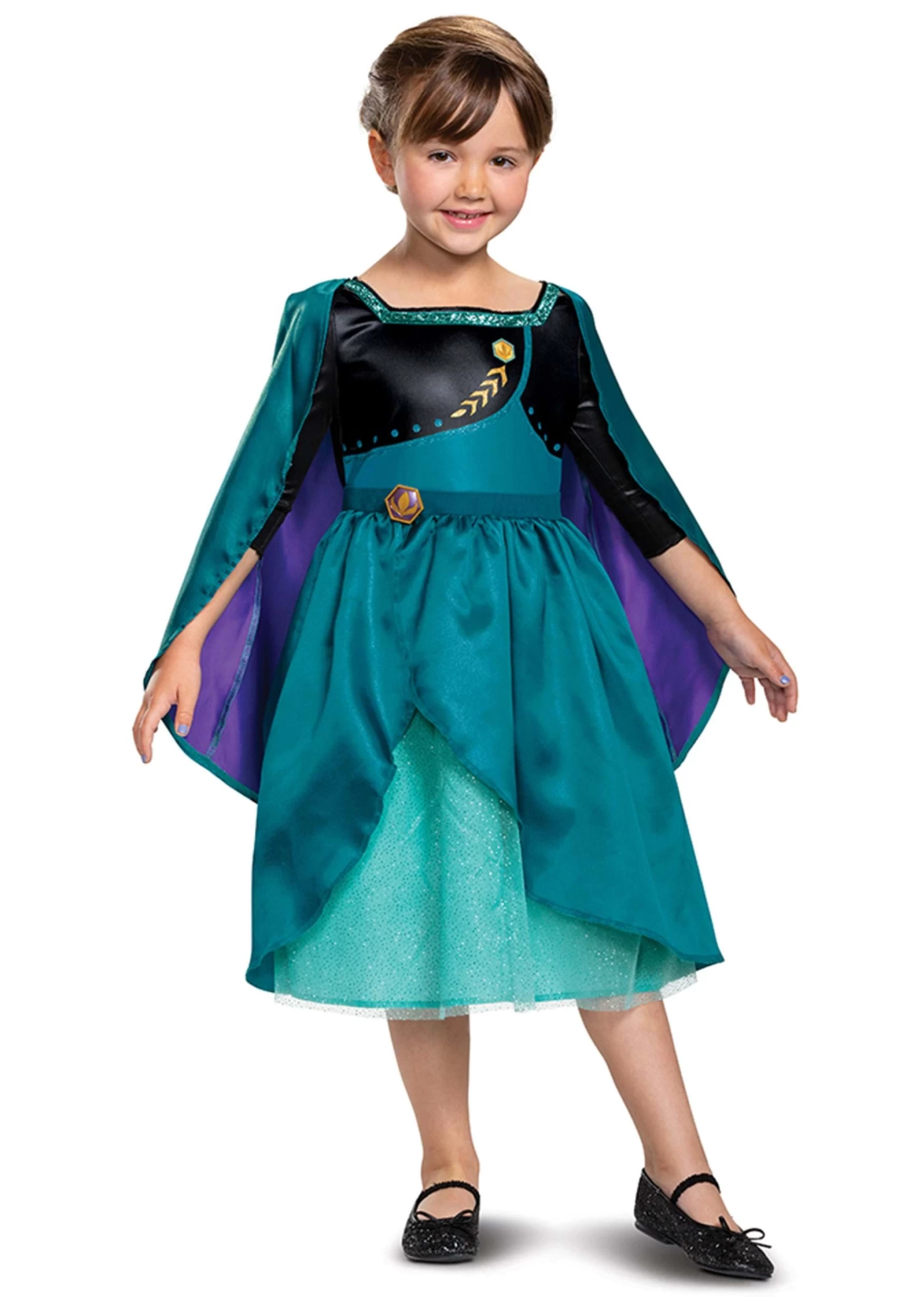 Disguise Disney Frozen Queen Anna Classic Costume For Girls 4 Disguise Disney Frozen Queen Anna Classic Costume For Girls - Image 2