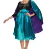Disguise Deluxe Frozen Queen Anna Women's Costume -Halloween Costume Shop frozen queen anna deluxe costume for women