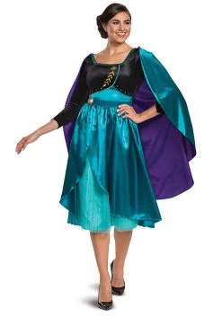 Disguise Deluxe Frozen Queen Anna Women's Costume