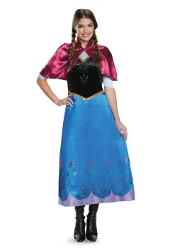 Halloween Costume Shop -Halloween Costume Shop frozen traveling anna deluxe costume alt 1