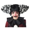Black And White Clown Funhouse Wig