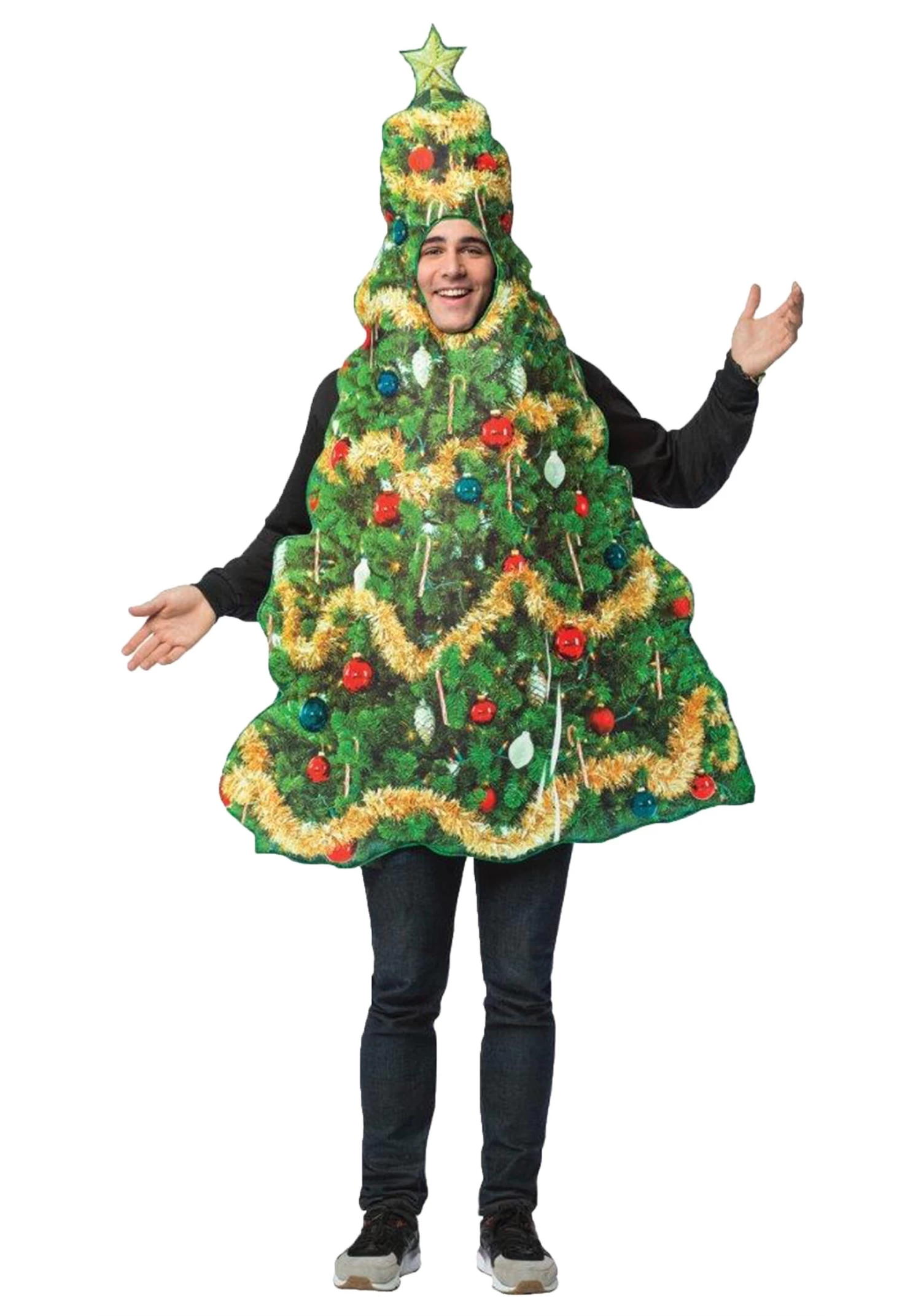 Get Real Adult Christmas Tree Costume 3 Get Real Adult Christmas Tree Costume