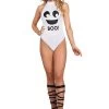 Dreamgirl Ghost Bodysuit Costume For Women