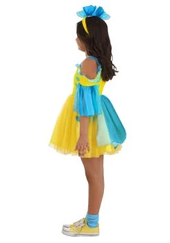 Disney Flounder Costume Dress For Girls -Halloween Costume Shop girls disney flounder costume dress alt 2