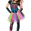 Fun World Girls Funky Punky Bones Costume 1 Fun World Girls Funky Punky Bones Costume -Halloween Costume Shop girls funky punky bones costume