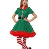 Girls Holiday Elf Costume