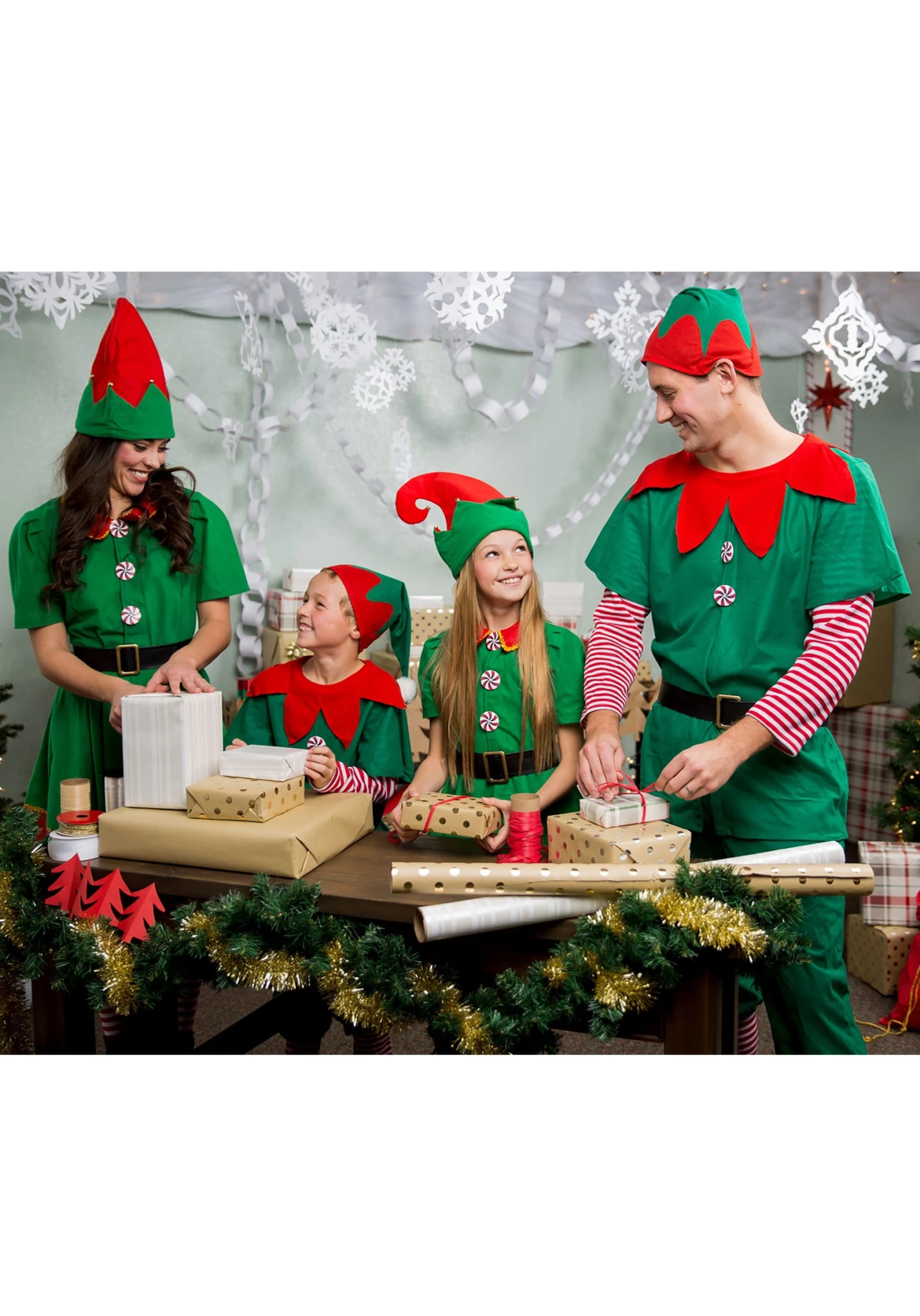 Girls Holiday Elf Costume 7 Girls Holiday Elf Costume - Image 5