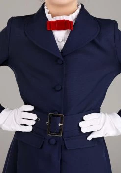 Mary Poppins Costume For Girls -Halloween Costume Shop girls mary poppins costume alt 7