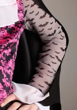 Pink Vampire Costume For Girls -Halloween Costume Shop girls pink vampire costume alt 4