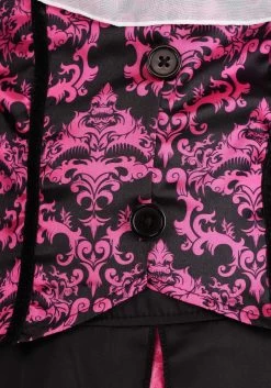 Pink Vampire Costume For Girls -Halloween Costume Shop girls pink vampire costume alt 6