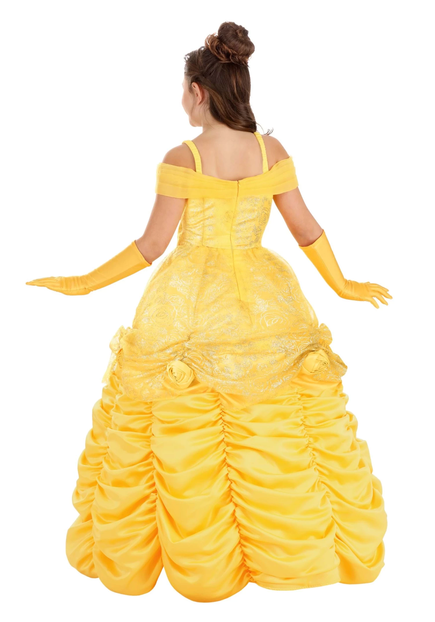 Girl's Beauty And The Beast Premium Belle Costume Dress 4 Girl's Beauty And The Beast Premium Belle Costume Dress - Image 2