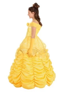 Girl's Beauty And The Beast Premium Belle Costume Dress 14 Girl's Beauty And The Beast Premium Belle Costume Dress -Halloween Costume Shop girls premium belle costume alt 2