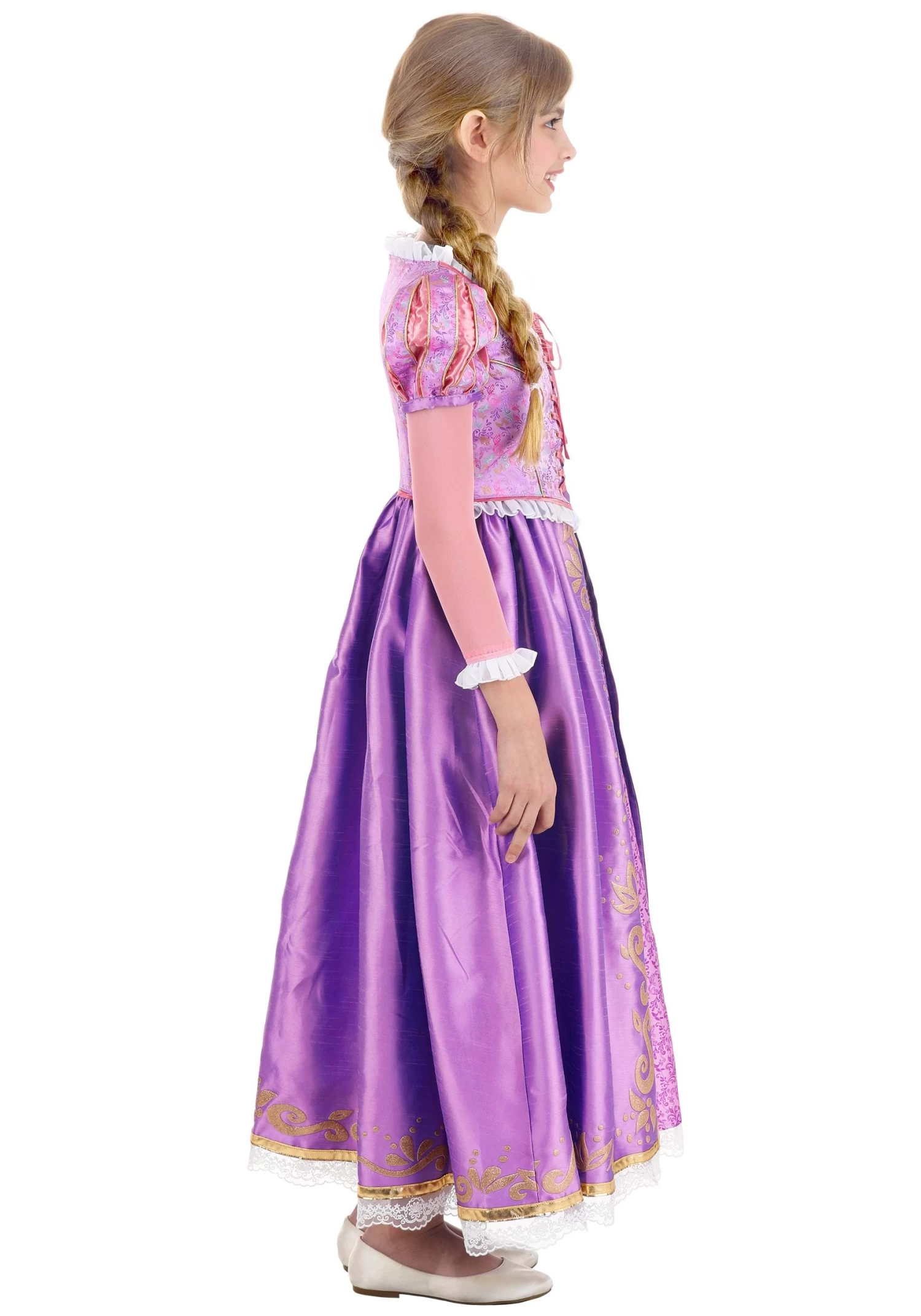 Premium Rapunzel Costume Dress For Girls 6 Premium Rapunzel Costume Dress For Girls - Image 4