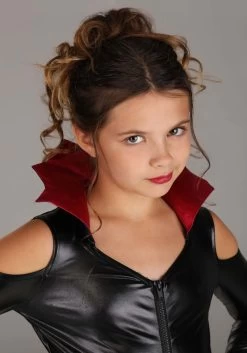 Dreamgirl Princess Of Darkness Girl's Costume -Halloween Costume Shop girls princess of darkness costume alt 1