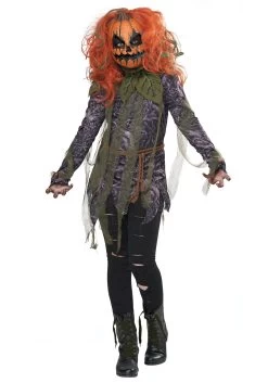 Girls Pumpkin Monster Costume