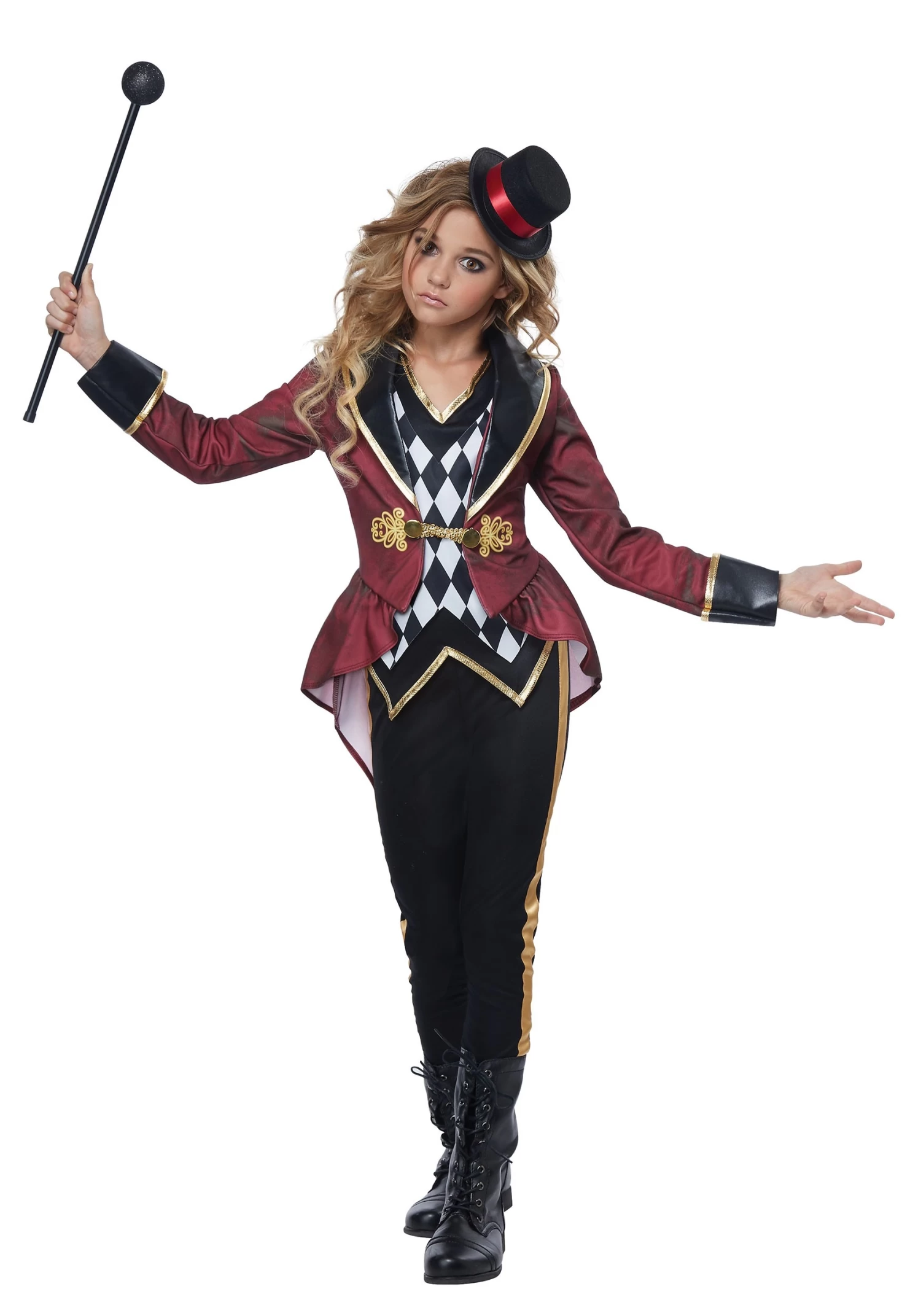 Girls Ringmaster Costume 4 Girls Ringmaster Costume - Image 2