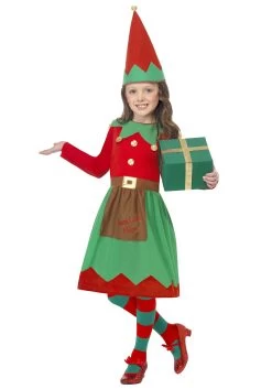 Smiffys Girls Santa's Little Helper Costume