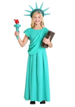 Girl's Statue Of Liberty Costume