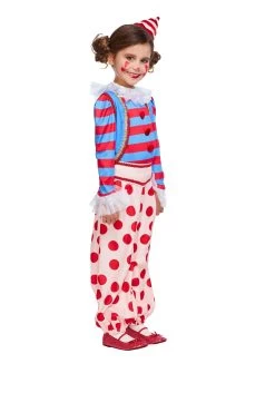 Vintage Clown Costume For Girls -Halloween Costume Shop girls vintage clown costume alt 2