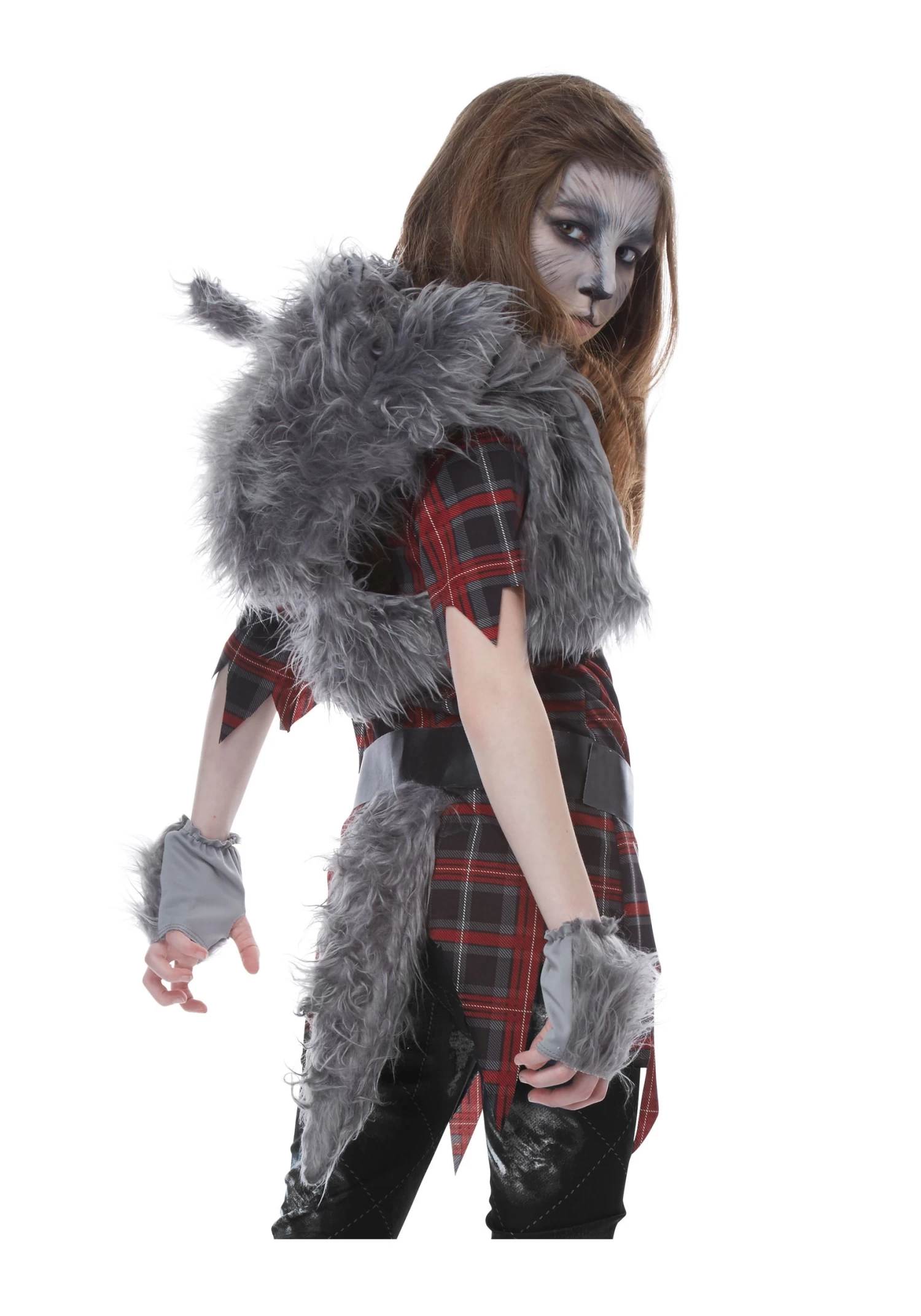Girls Werewolf Costume 4 Girls Werewolf Costume - Image 2