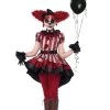 Girl's Wicked Clown Costume -Halloween Costume Shop girls wicked clown costume