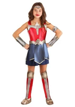 Wonder Woman 84 Girls Costume -Halloween Costume Shop girls wonder woman 84 costume alt 2