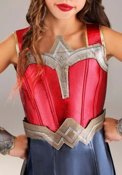 Wonder Woman 84 Girls Costume -Halloween Costume Shop girls wonder woman 84 costume alt 5