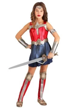 Wonder Woman 84 Girls Costume -Halloween Costume Shop girls wonder woman 84 costume alt 7