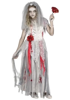 Fun World Zombie Bride Costume For Girls