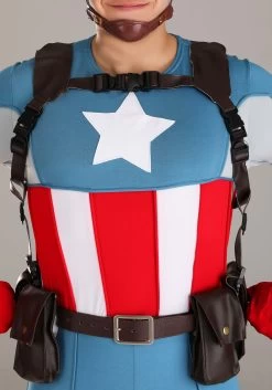Captain America Grand Heritage Men's Costume -Halloween Costume Shop grand heritage adult captain america costume alt 4