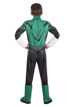 Kid's Green Lantern Deluxe Costume 11 Kid's Green Lantern Deluxe Costume -Halloween Costume Shop green lantern deluxe kids costume alt 4