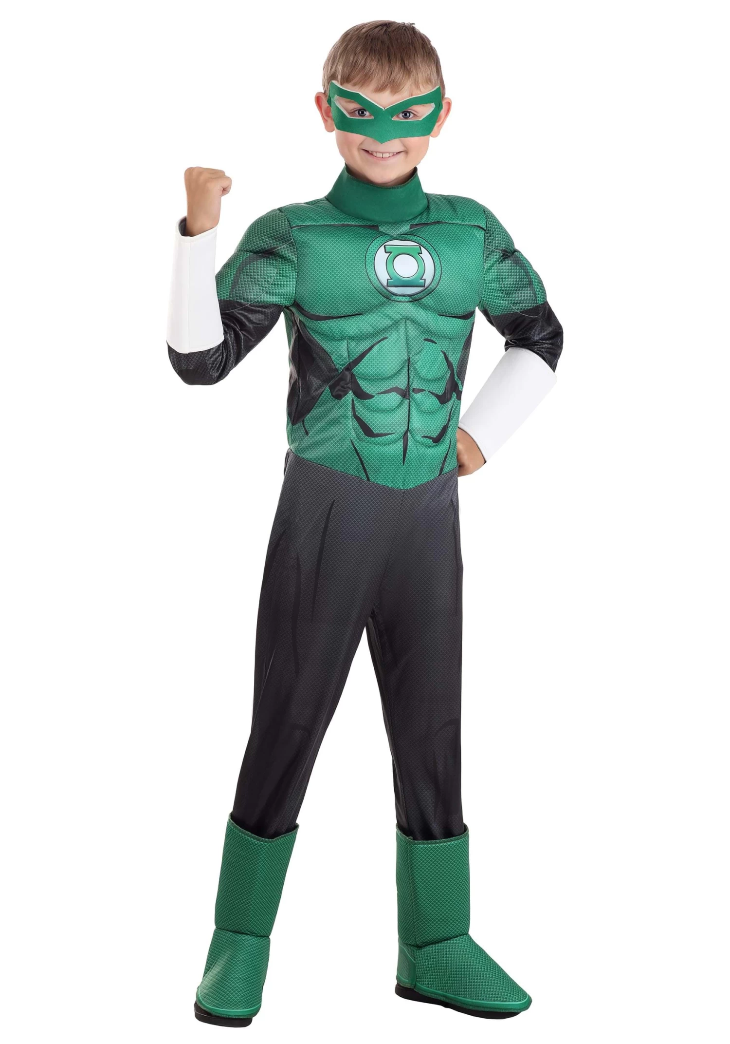 Kid's Green Lantern Deluxe Costume 3 Kid's Green Lantern Deluxe Costume